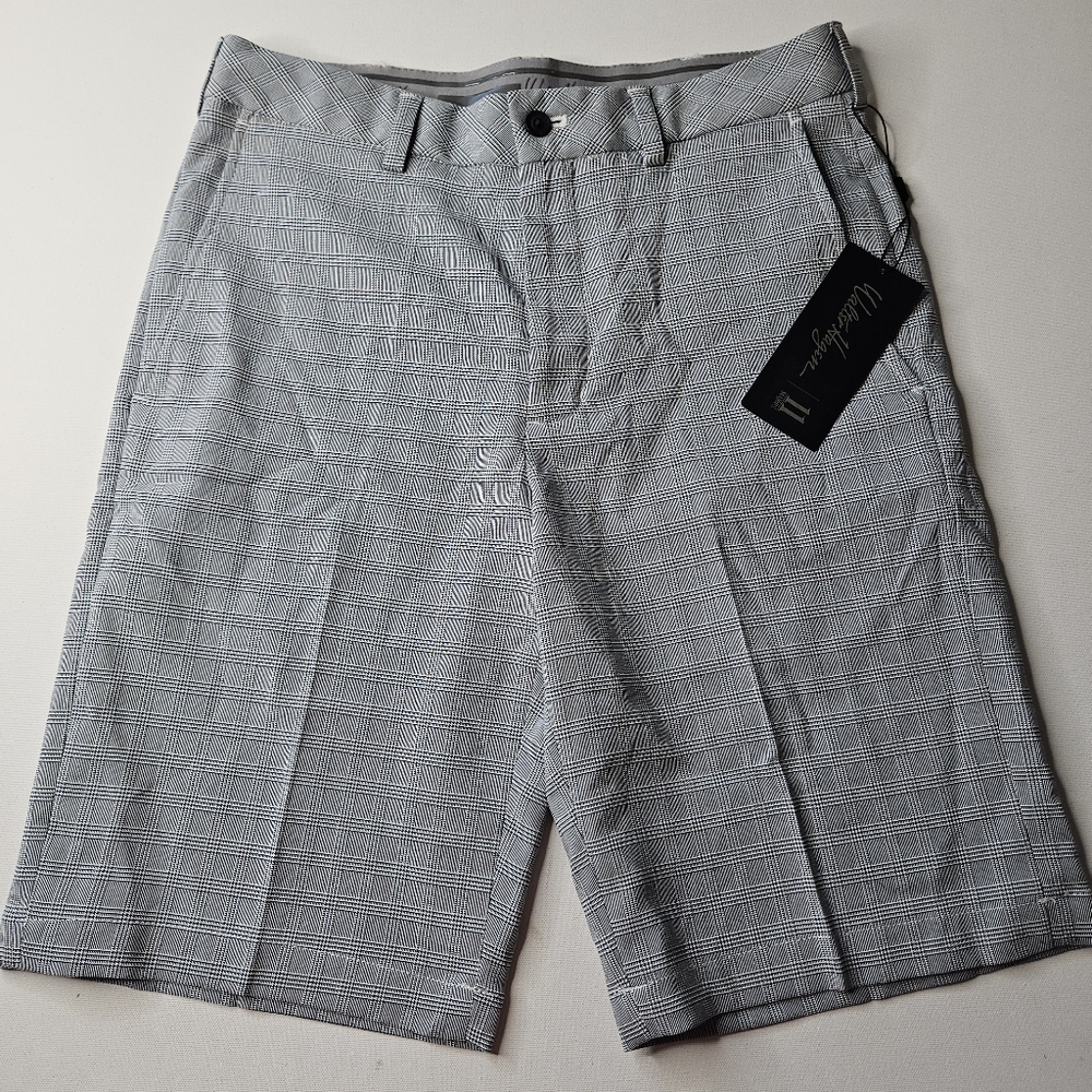 Walter Hagen Men's Glen Plaid Golf Shorts Size:30